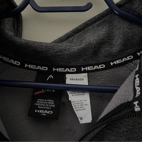 Head Dark Gray Men's Quarter-Zip Pullover - Picture 3 of 6